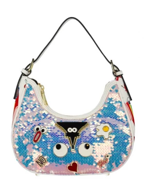 Foto van product MYMO Schoudertas 'Pop Eyetheme' blauw / geel / zwart / wit