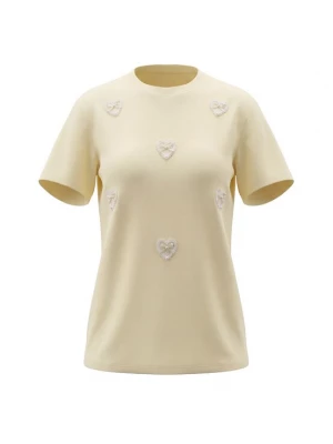 Foto van product MYMO Shirt 'Pop' lichtgeel / parelwit