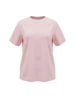 Foto van product MYMO Shirt 'Pop' rosa / wit