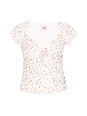 Foto van product MYMO Shirt 'Young Fashion' olijfgroen / rosa / lichtrood / offwhite
