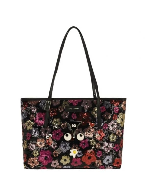 Foto van product MYMO Shopper 'Pop Eyetheme' goud / pink / rood / zwart