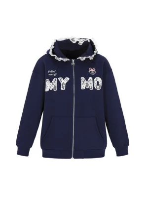 Foto van product MYMO Sweatvest navy / wit