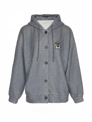 Foto van product MYMO Sweatvest 'VARSITY ' grijs