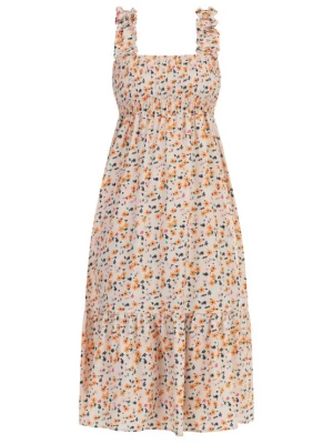 Foto van product MYMO Zomerjurk crème / oranje / pink / zwart