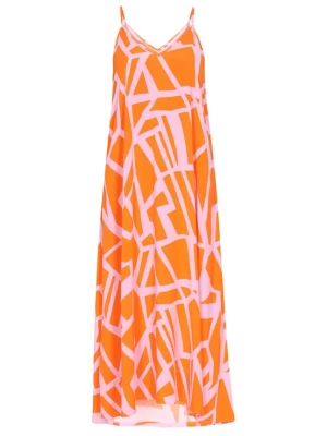 Foto van product MYMO Zomerjurk donkeroranje / rosa