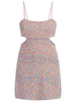 Foto van product MYMO Zomerjurk lichtblauw / groen / oranje / lichtroze
