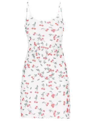 Foto van product MYMO Zomerjurk 'Spring Summer' grasgroen / kersrood / wit