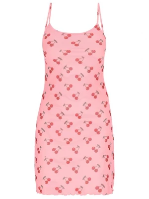Foto van product MYMO Zomerjurk 'Spring Summer' grasgroen / rosa / kersrood