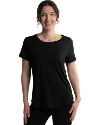 Foto van product mymotus Functioneel shirt 'mymotus®, ladies fitness T-Shirt, YW22' zwart