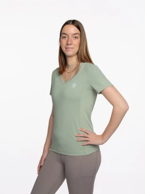 Foto van product mymotus Functioneel shirt 'Mymotus® ladies V-neck T-shirt, Tea Green, YW25' riet