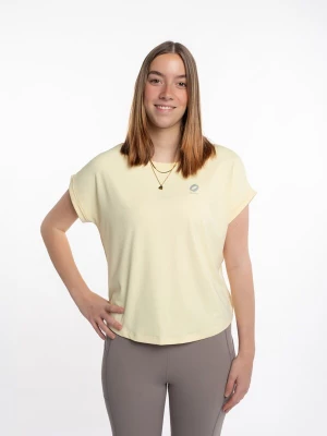 Foto van product mymotus Shirt 'Mymotus® ladies V-neck T-shirt, Soft Yellow, YW20' pasteelgeel