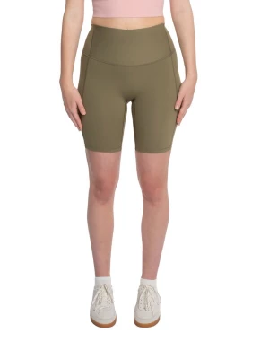 Foto van product mymotus Sportbroek 'mymotus®, ladies fitness short, khaki greenYW71' olijfgroen