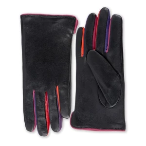 Foto van product mywalit Vingerhandschoenen donkerlila / lichtroze / rood / zwart