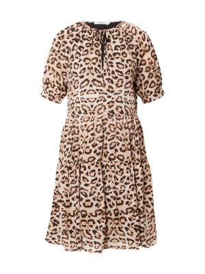 Foto van product NA-KD Jurk beige / bruin / zwart