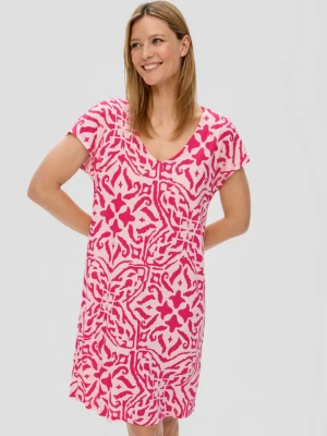 Foto van product Nachthemd van zuivere viscose s.Oliver roze