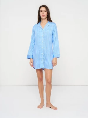 Foto van product Nachtjapon Lauren Ralph Lauren blauw