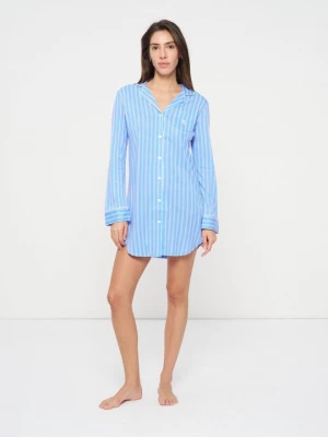Foto van product Nachtjapon Lauren Ralph Lauren blauw