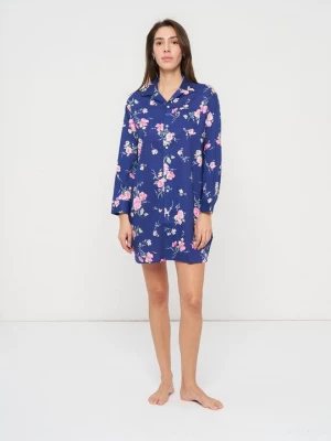 Foto van product Nachtjapon Lauren Ralph Lauren donkerblauw