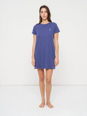 Foto van product Nachtjapon Lauren Ralph Lauren donkerblauw