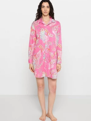 Foto van product Nachtjapon Lauren Ralph Lauren gemêleerd donkerroze