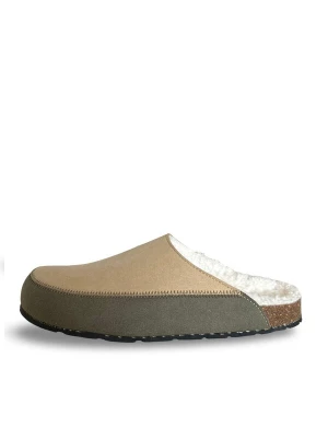 Foto van product nae Vegan Shoes Muiltjes 'Suva' beige / olijfgroen