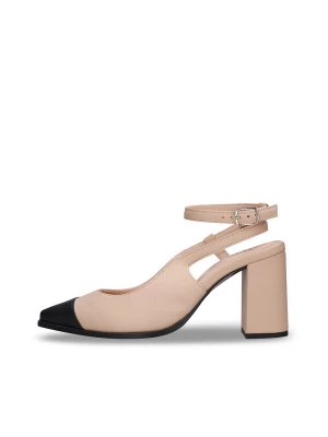Foto van product nae Vegan Shoes Sandaal 'ADEL' beige / zwart