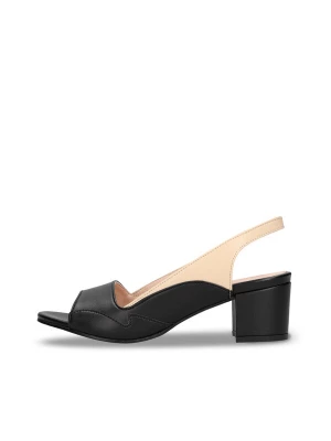 Foto van product nae Vegan Shoes Sandaal 'Mara' beige / zwart
