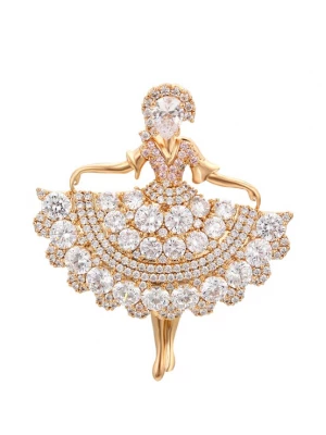 Foto van product NAEMI Broche goud / rose-goud