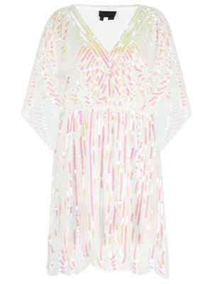 Foto van product NAEMI Cocktailjurk geel / pink / wit