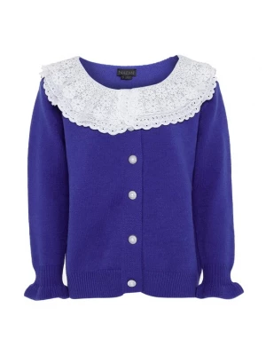 Foto van product NAEMI Gebreid vest kobaltblauw / wolwit