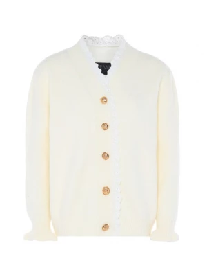 Foto van product NAEMI Gebreid vest wit / wolwit