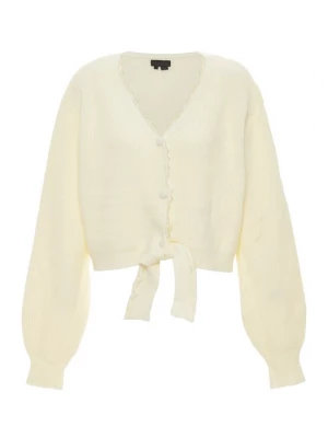 Foto van product NAEMI Gebreid vest wolwit
