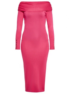 Foto van product NAEMI Gebreide jurk magenta