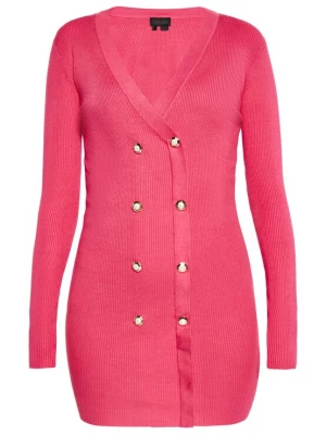 Foto van product NAEMI Gebreide jurk pink