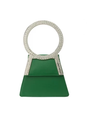 Foto van product faina Clutch groen / zilver
