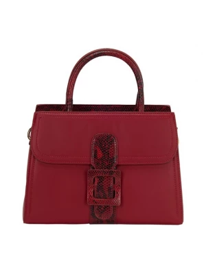 Foto van product faina Handtas robijnrood / zwart