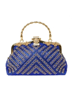 Foto van product NAEMI Handtas royal blue / koningsblauw / goud