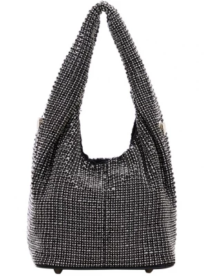 Foto van product NAEMI Handtas zwart / zilver
