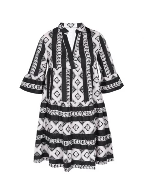 Foto van product NAEMI Jurk 'Fashion Look' zwart / wit