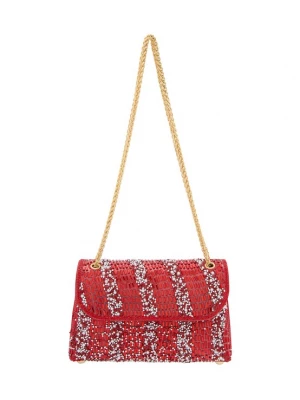 Foto van product NAEMI Schoudertas rood / wit