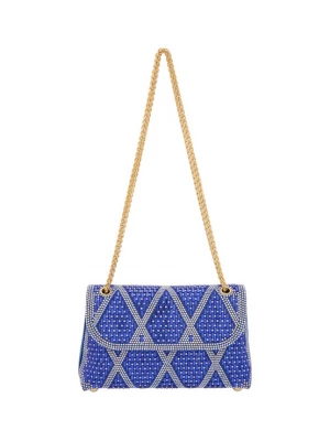 Foto van product NAEMI Schoudertas royal blue / koningsblauw / transparant