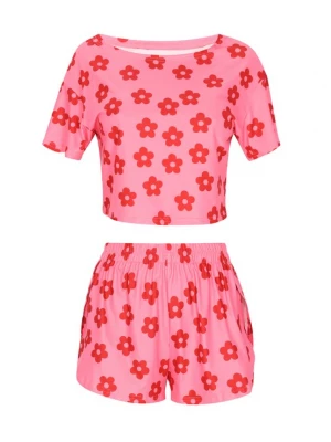 Foto van product NALLY Korte pyjama pink / rood