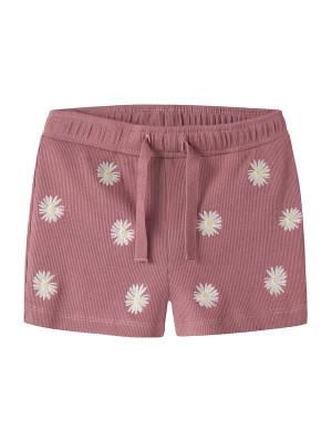 Foto van product NAME IT Broek 'NMFJOLEMO' pasteelgeel / magenta / offwhite