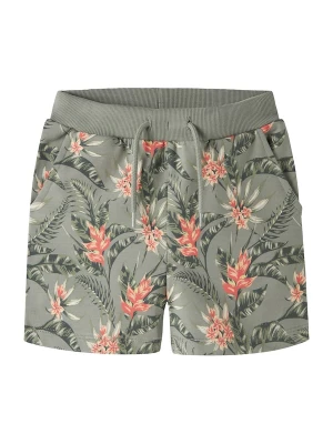 Foto van product NAME IT Broek 'NMMFLUZ' beige / groen / kaki / kreeft