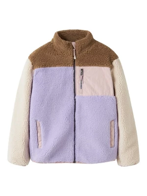 Foto van product NAME IT Fleece jas 'NKFMacey' crème / karamel / orchidee / rosa