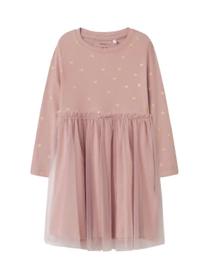 Foto van product NAME IT Jurk 'NMFNadja' goud / mauve