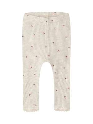 Foto van product NAME IT Leggings 'NBFLaurel' beige gemêleerd / bruin / pastelroze