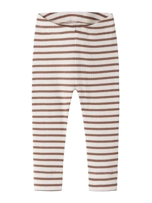 Foto van product NAME IT Leggings 'NBNBani' ecru / bruin