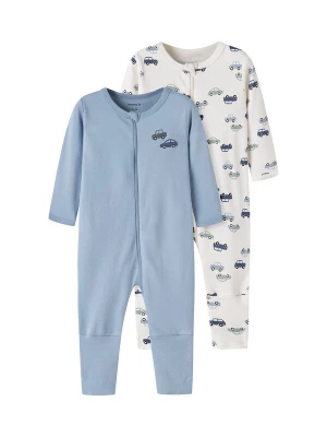 Foto van product NAME IT Nachtkledij ecru / navy / pastelblauw / lichtblauw