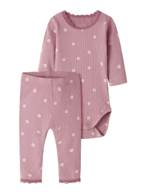 Foto van product NAME IT Set 'NBFLAUREL' crème / jade groen / mauve